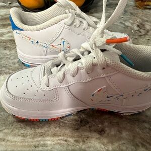 Boys Nike Air Force 1, size 10c, used twice